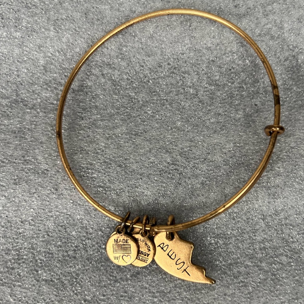 3 for 15! Alex and Ani Best Half Heart Bangle Bracelet